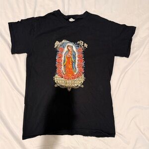 Gildan Black Short Sleeve Tee with Colorful Graphic